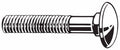 Carriage Bolt, Square, 18-8 SS, Plain, PK350 V177
