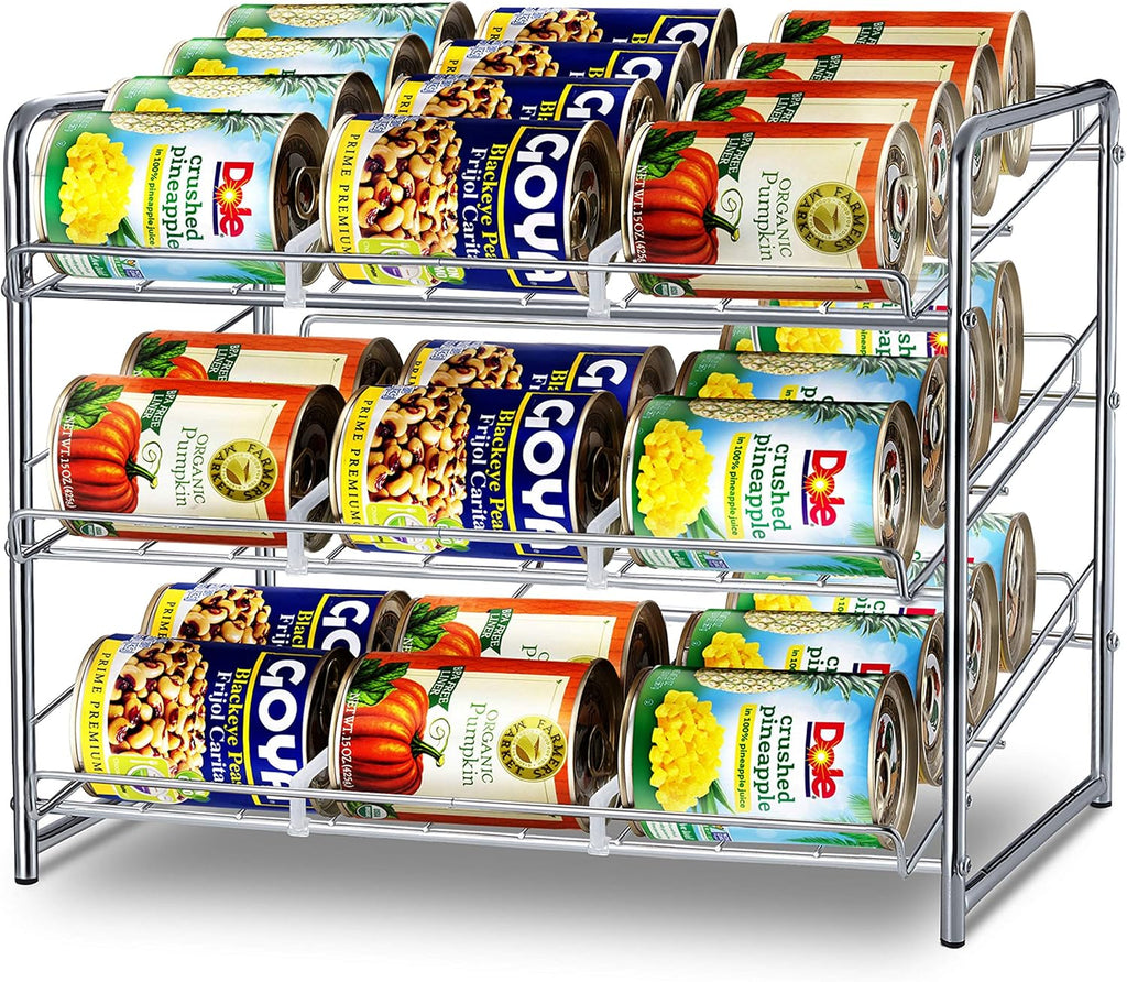 Chrome Stackable Can Rack Organizer, Pack of 2 M675675