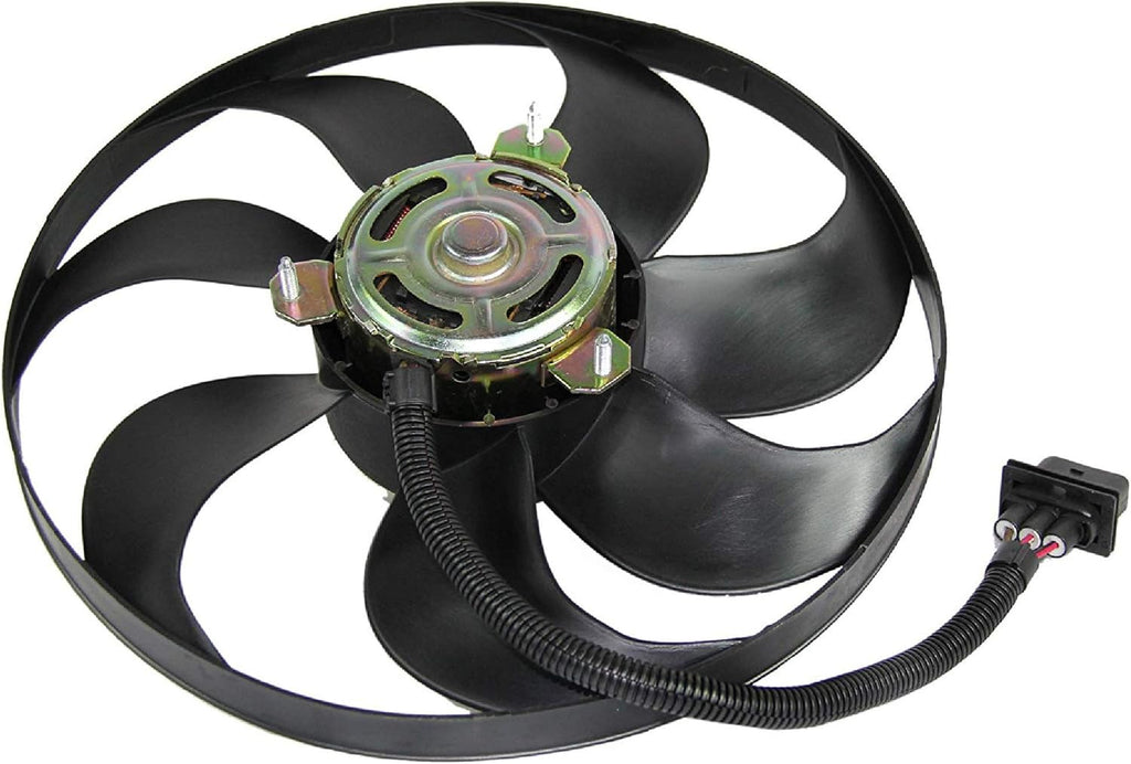 Left Driver Side Radiator Cooling Fan for Volkswagen Beetle, Pack of 2 K4763