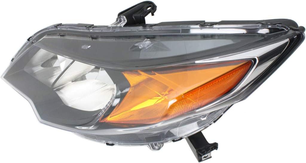 Halogen Headlight Assembly Pair for Honda Civic Coupe S845