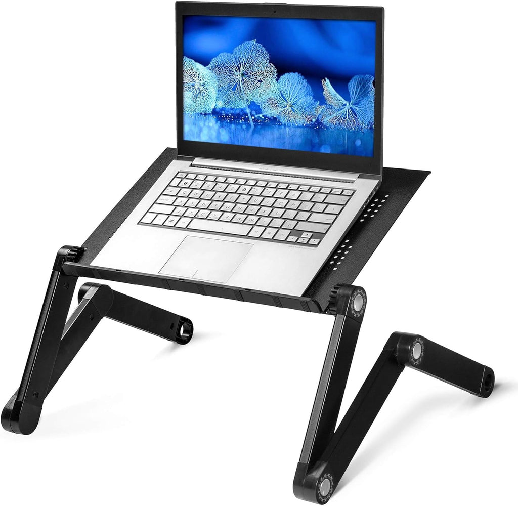 Black Pack of 2 Folding Laptop Table P421459