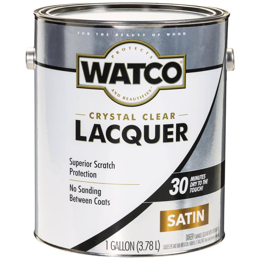 1 gal Clear Satin Lacquer Wood Finish (2-Pack) K70849