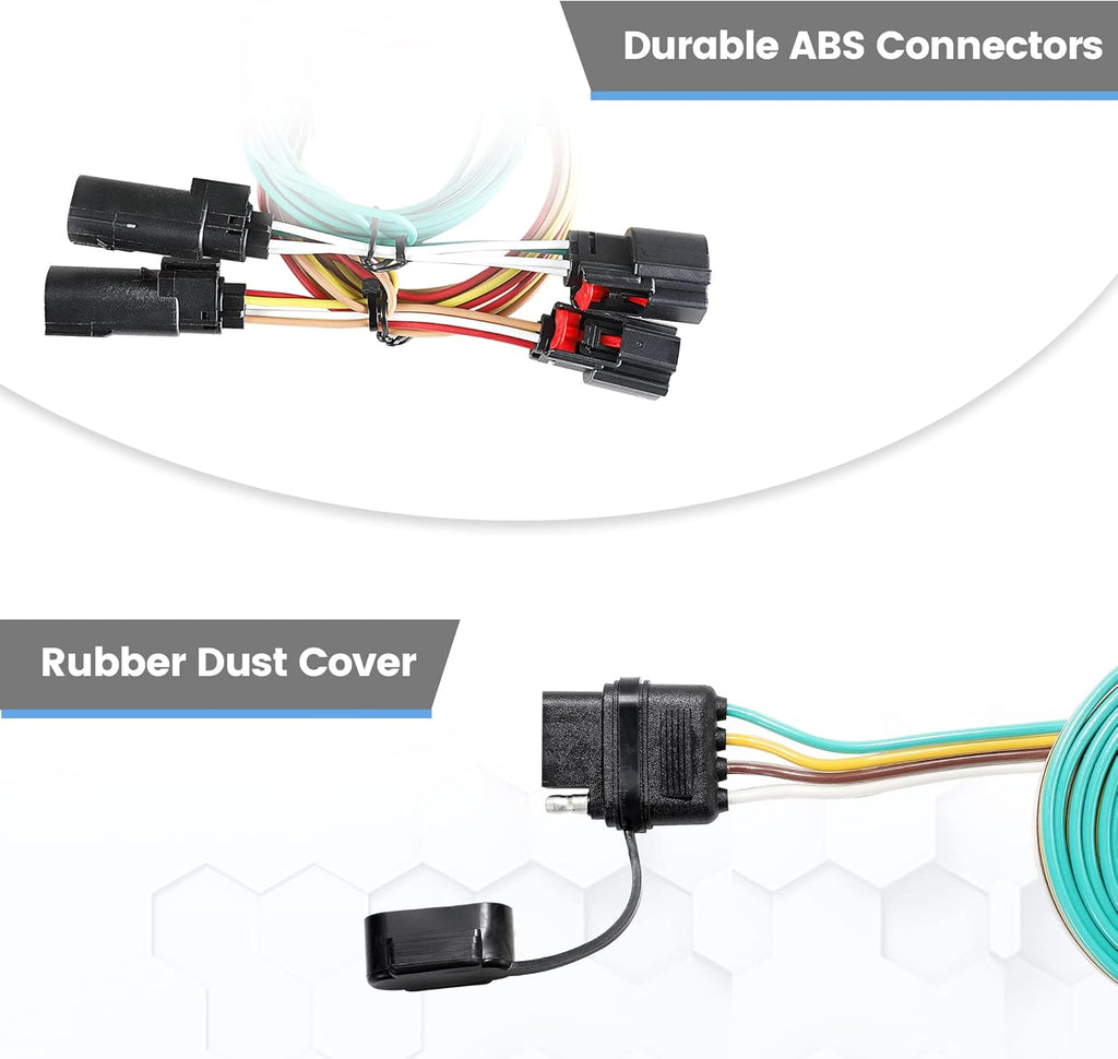 4 Way Flat Trailer Wiring Harness K8916