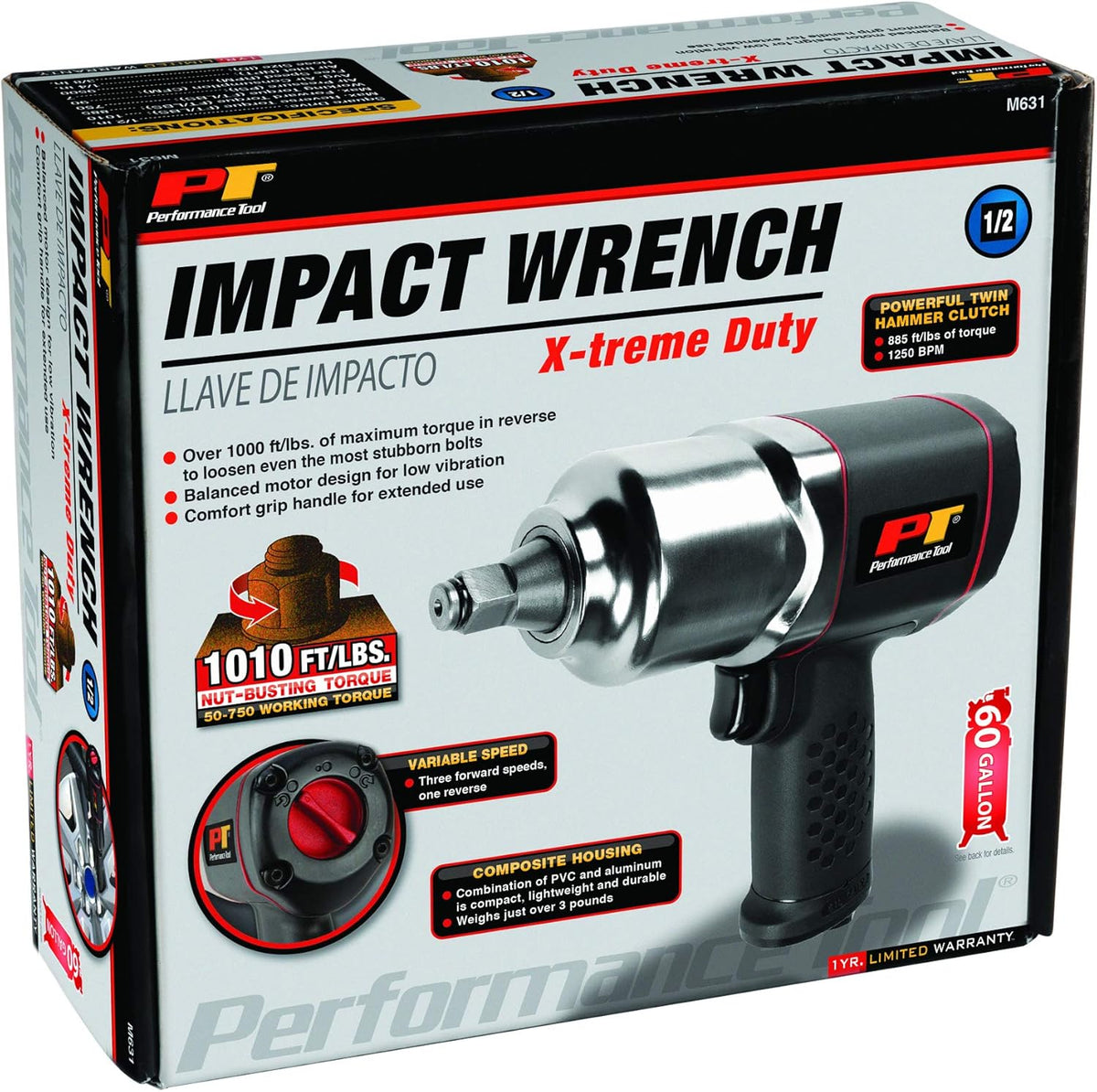 1/2-Inch Composite Impact Wrench Pack of 2 X566880