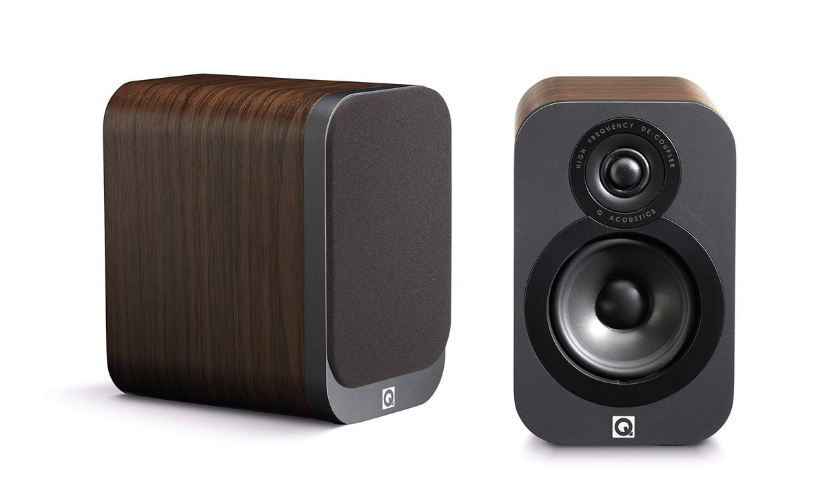 Compact Bookshelf Speakers Pair (American Walnut) O490