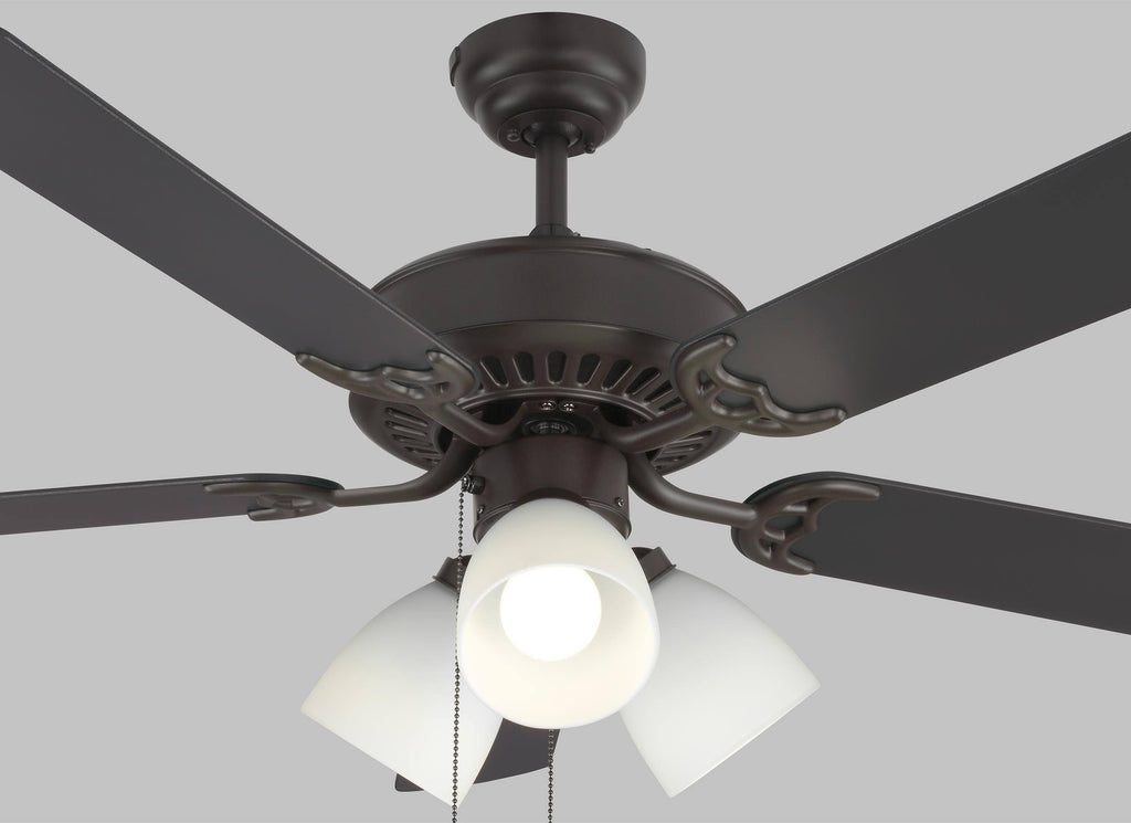 Chrome LED Ceiling Fan T6891