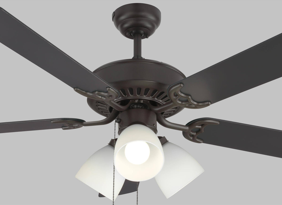 Chrome LED Ceiling Fan T6891