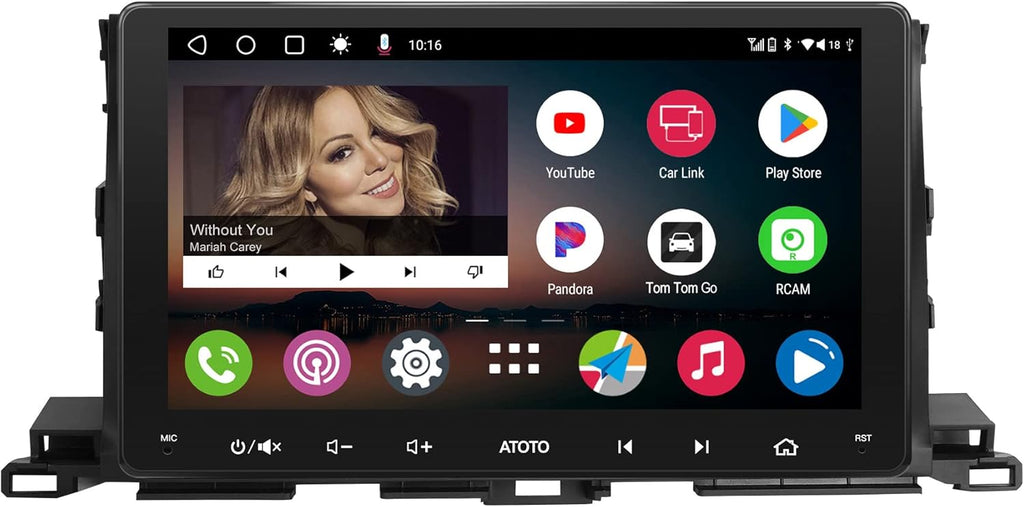 Android Double Din Car Stereo with Wireless CarPlay & Android Auto, 9inch IPS Display, 2G+32G I419753