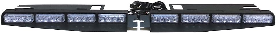 2-16 LED 32 Watt Red/Blue Emergency Beacon Light Bar Pack of 2 K82522