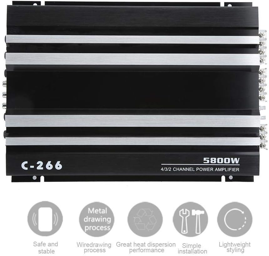 5800W 12V Car Amplifier X44804