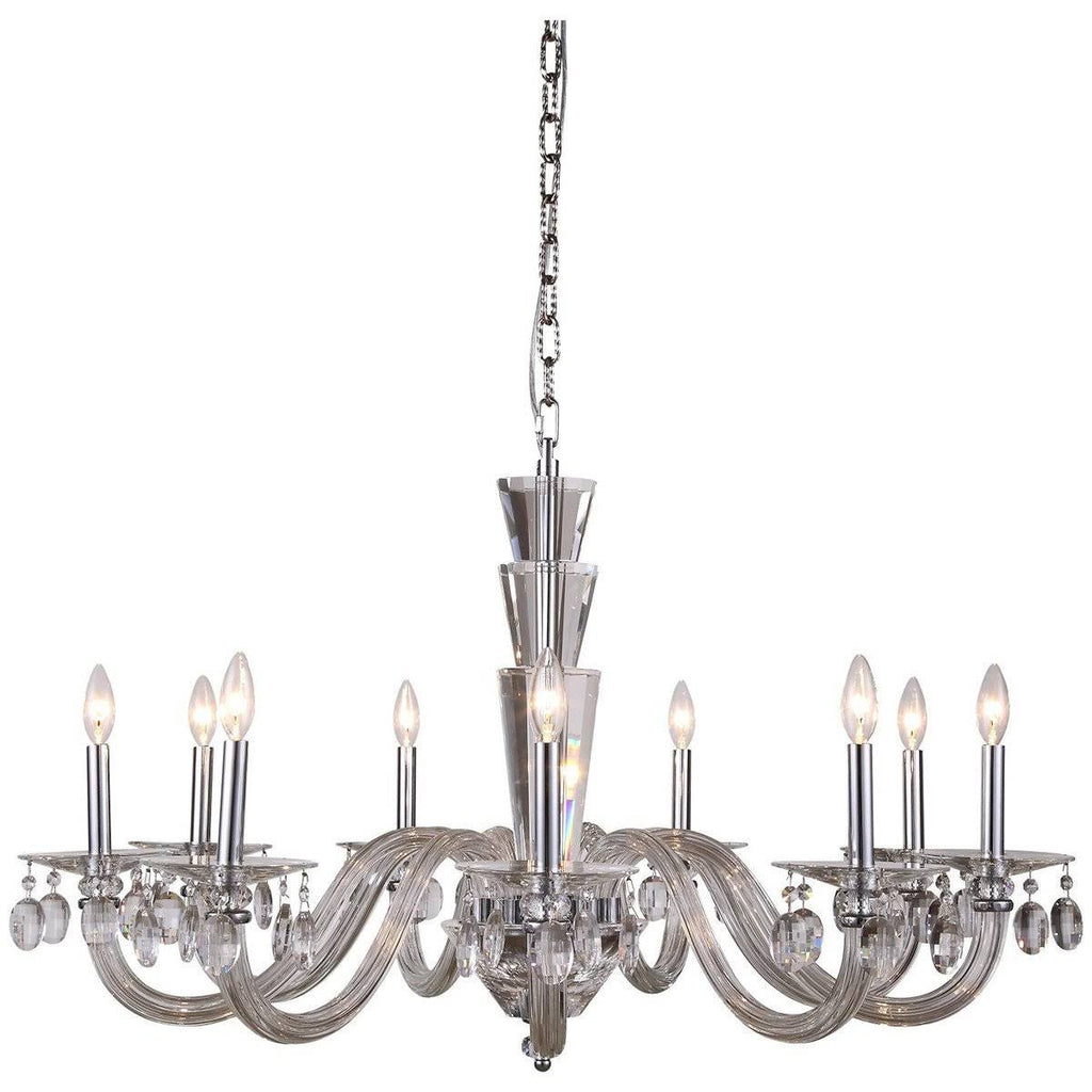 Satin Nickel 6 Light Chandelier R36802