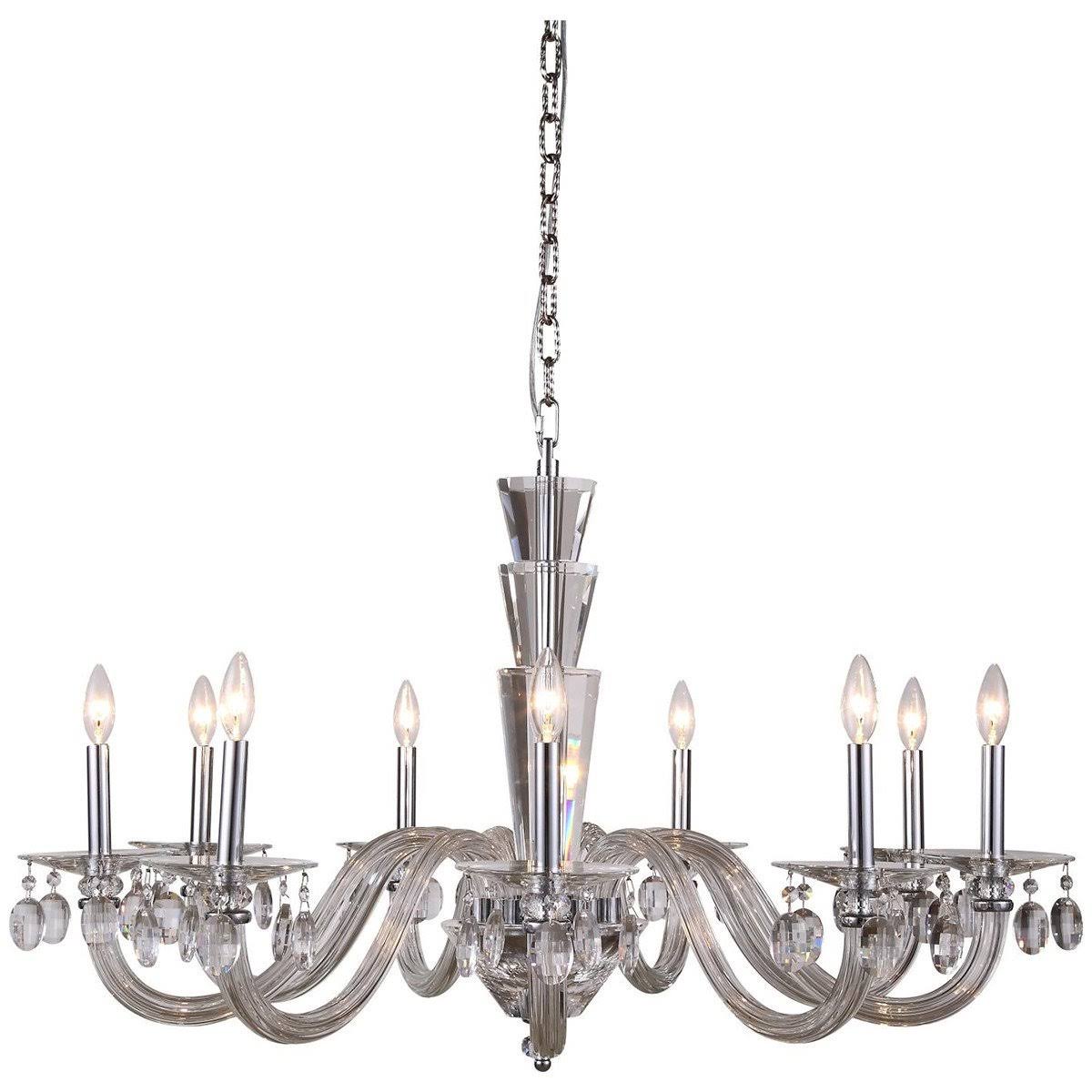 Satin Nickel 6 Light Chandelier R36802