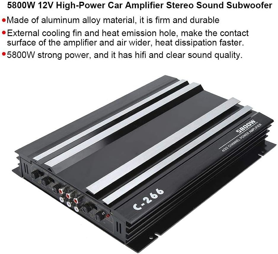 5800W 12V Car Amplifier X44804
