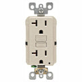 20 Amp Self-Test SmartlockPro Slim Duplex GFCI Outlet, Light Almond (6-Pack) V956