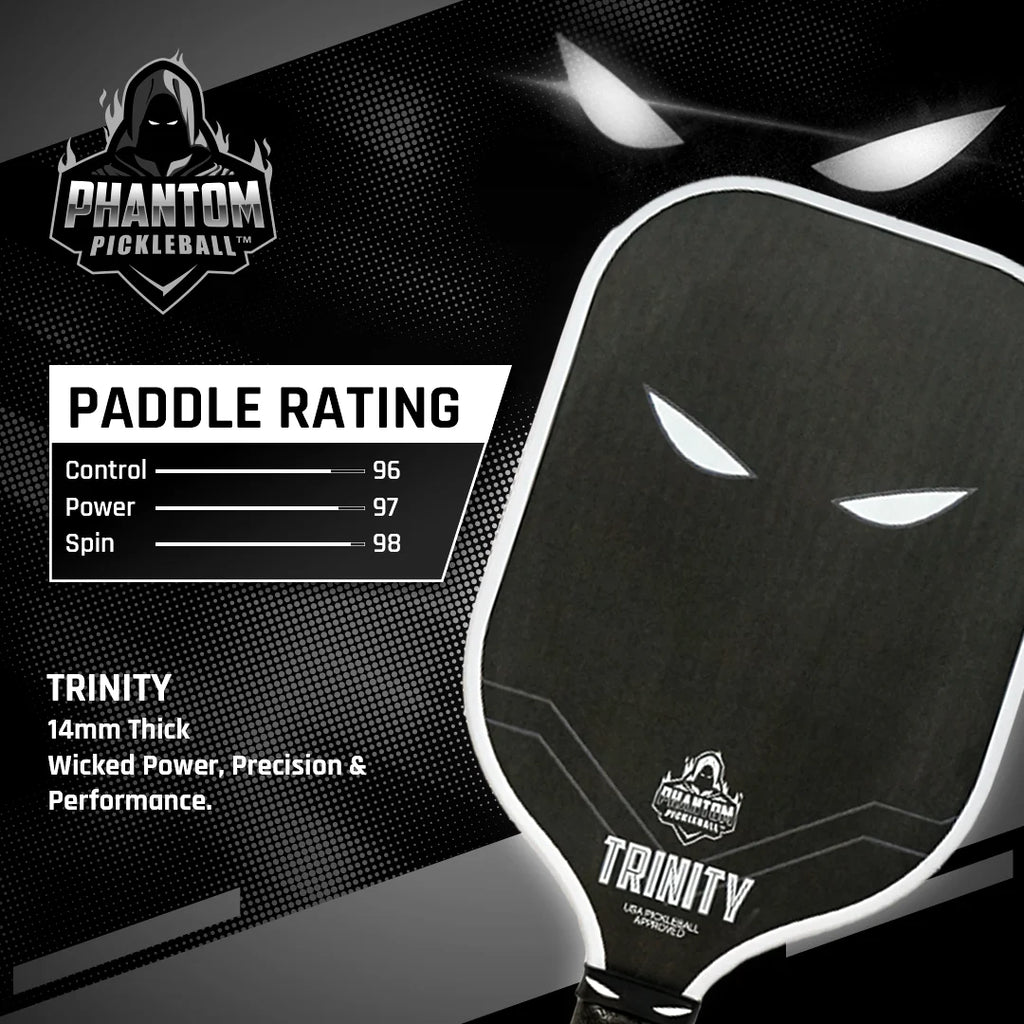14mm T700 Raw Carbon Fiber Thermoformed Pickleball Paddle with Cover J165