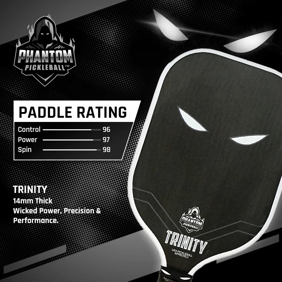 14mm T700 Raw Carbon Fiber Thermoformed Pickleball Paddle with Cover J165