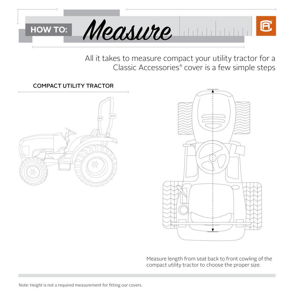 Compact Utility Tractor Cover B310