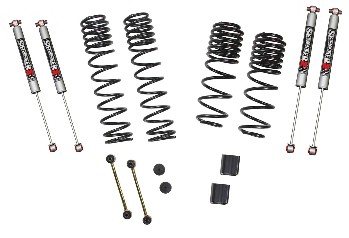Long Travel 2 Stage 1in-1.5in Coil System for 4 Door 4WD Jeep Wrangler JL K47758