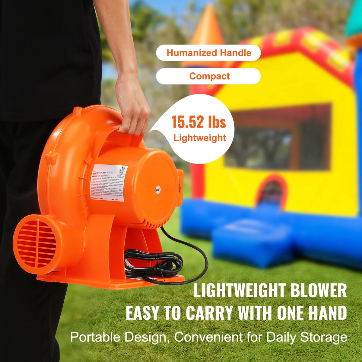900W Commercial Air Blower for Inflatable Bounce House C431