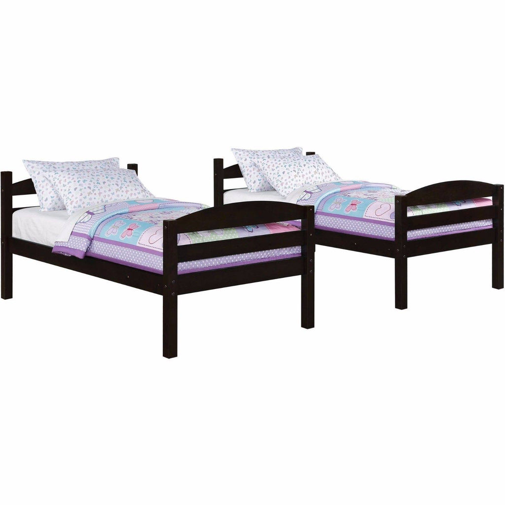Twin Over Twin Wood Bunk Bed B9512