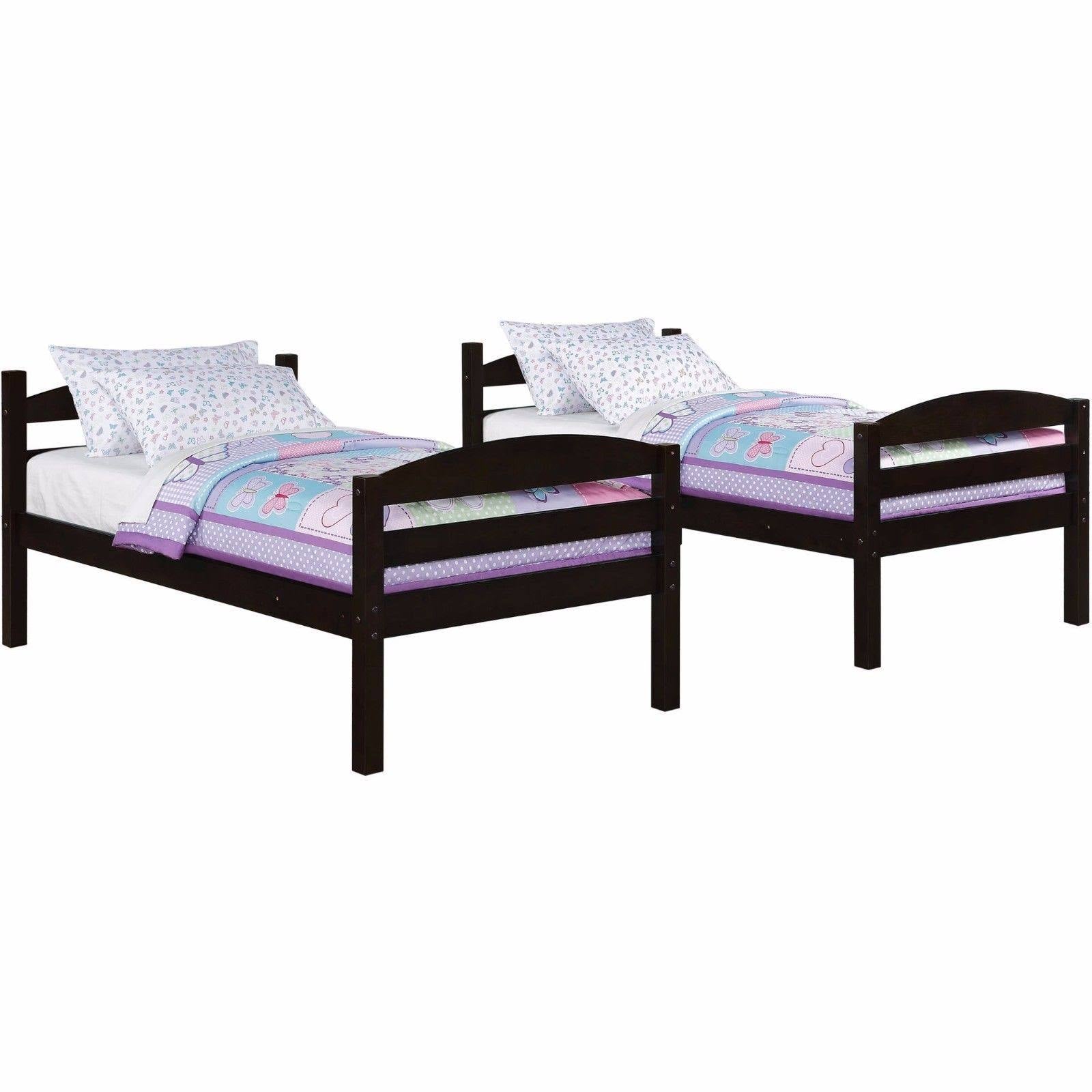 Twin Over Twin Wood Bunk Bed B9512