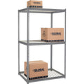 3 Levels Starter Rack with Wire Deck, Gray J796659