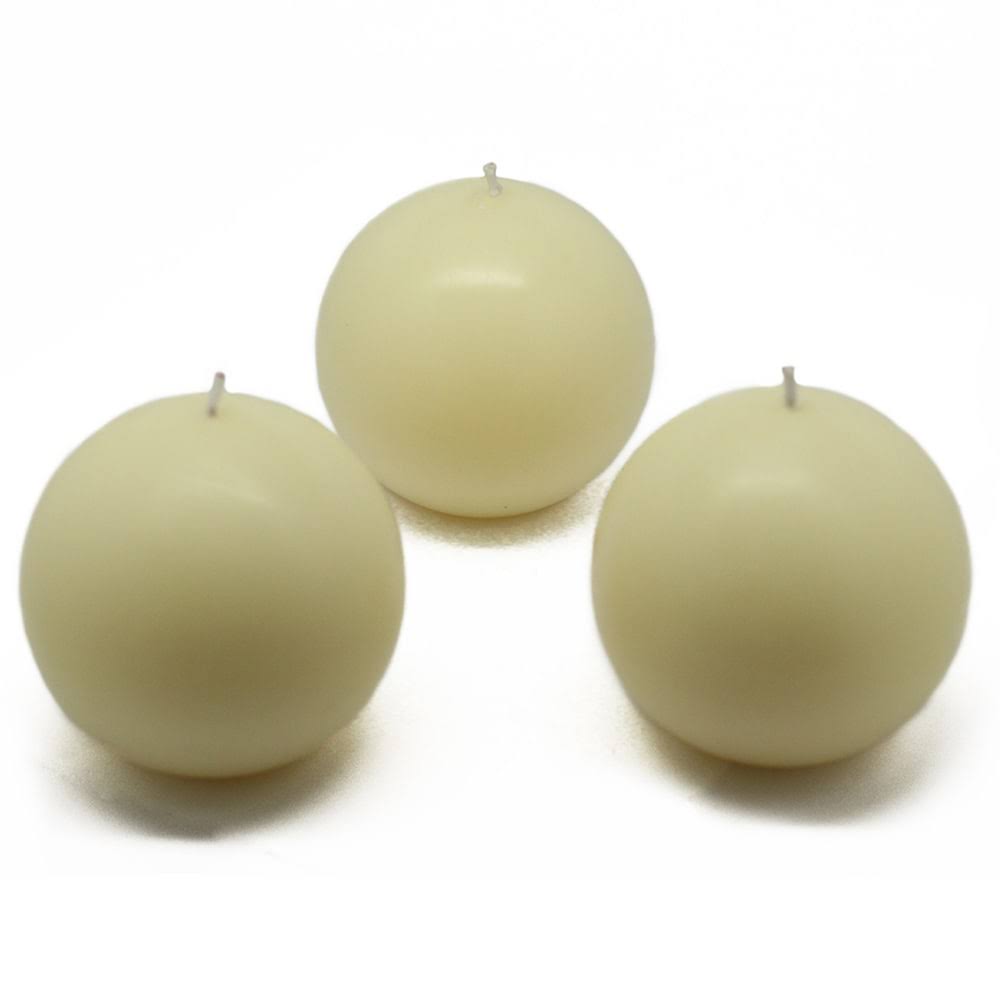 36 Pcs Orange Ball Candles E6300