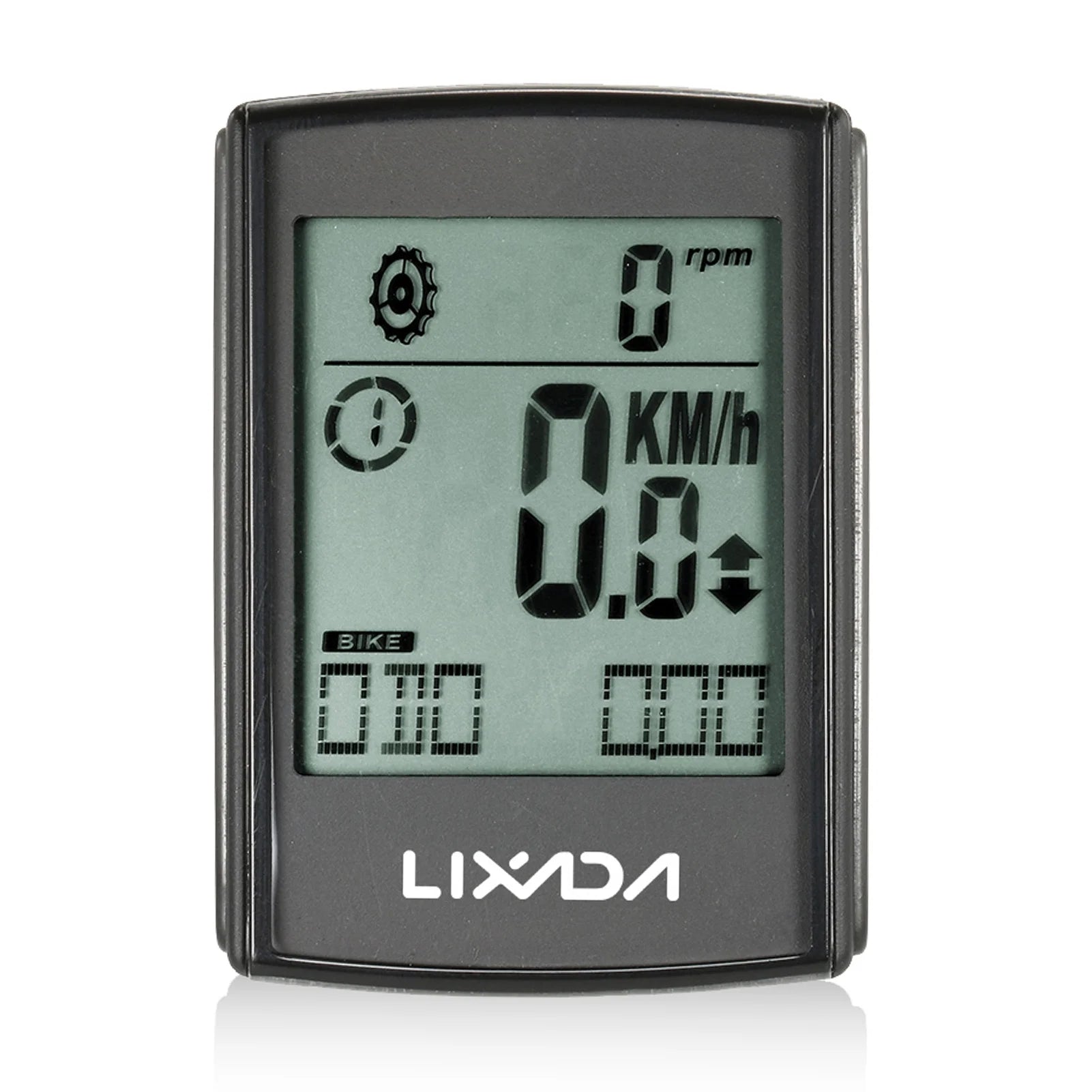 2-in-1 Wireless LCD Cycling Computer Speed Cadence Water-resistant E831