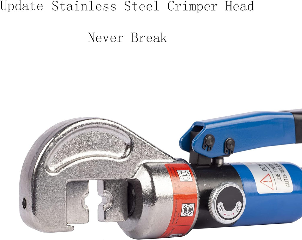 Hydraulic Cable Crimper Hand Tool for Stainless Steel Cable Railing Fittings, Wire Swaging Tool, Cable Cutter, Pack of 2 W30924