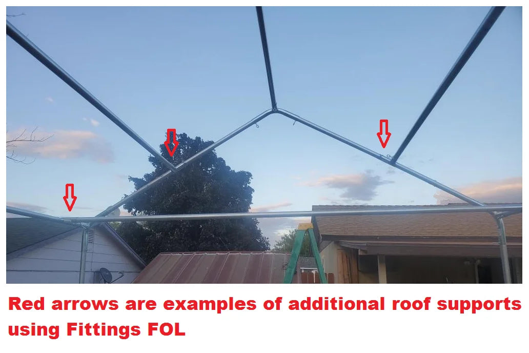 L Shaped Thru Side Wall Canopy Fitting E772956