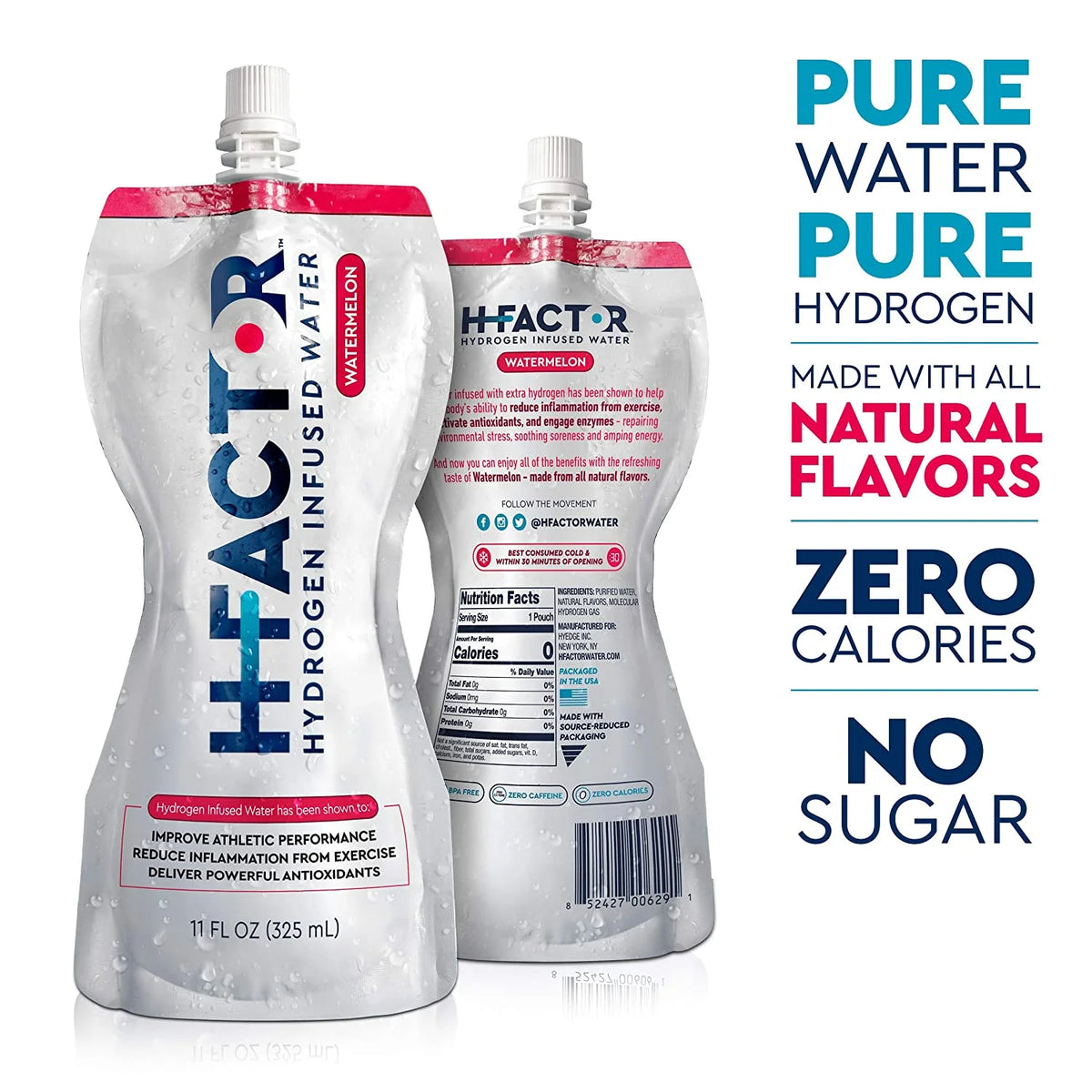 Hydrogen Infused Water, Watermelon, 11 fl oz, 12 ct R89737