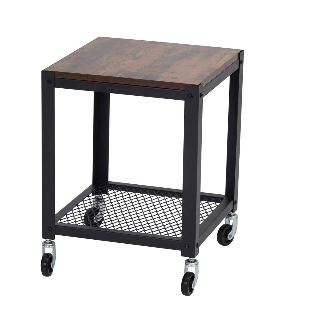 2 Tier Industrial Side Table I630884