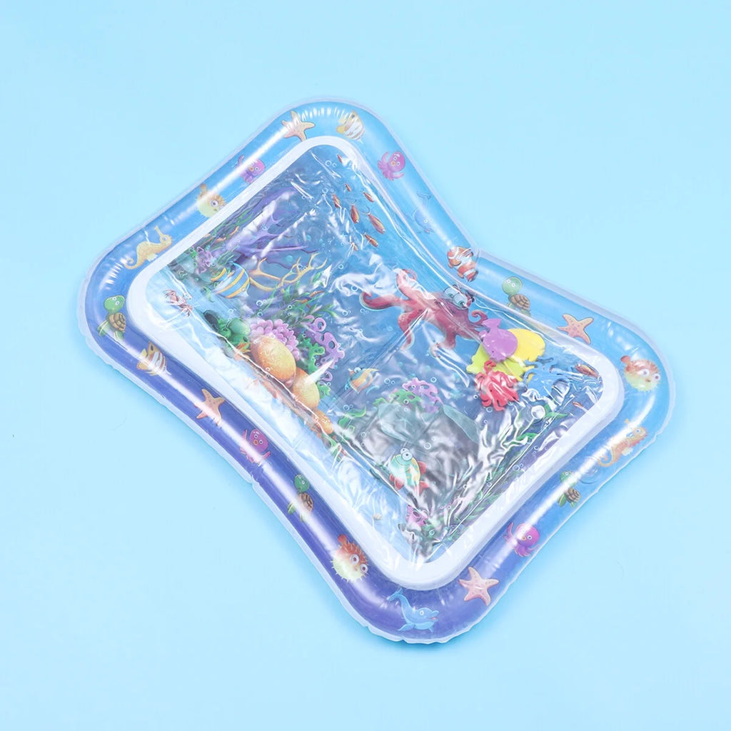 Inflatable Crawling Cushion Water Play Mat (Blue) Q5355