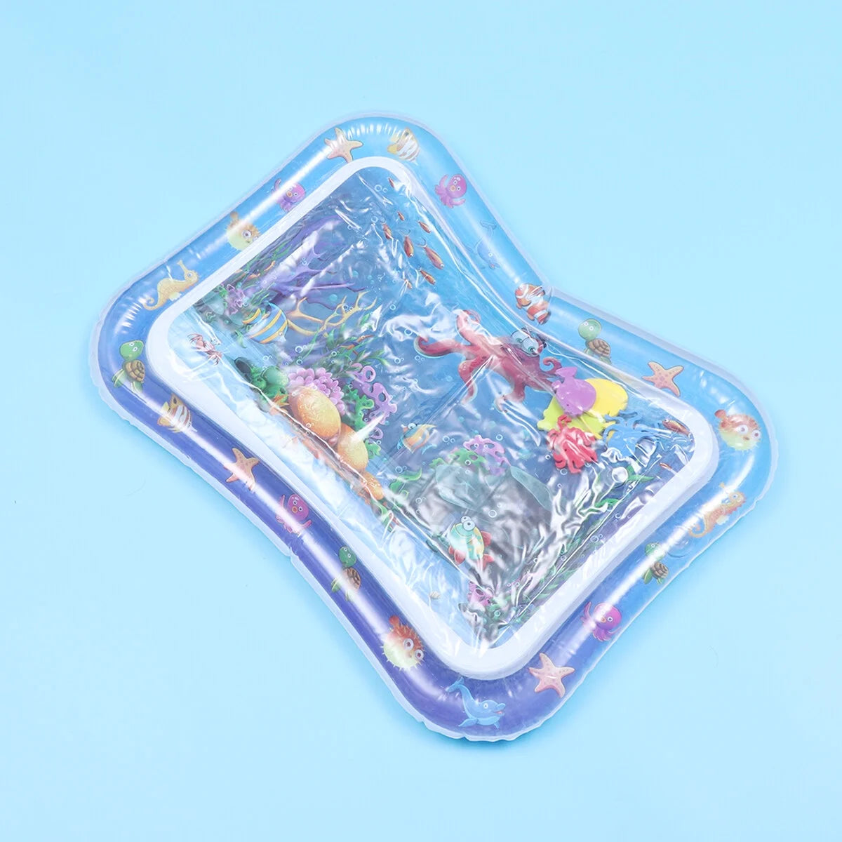 Inflatable Crawling Cushion Water Play Mat (Blue) Q5355