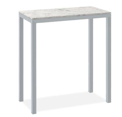 White Venatino Marble Top Bar Table K613541
