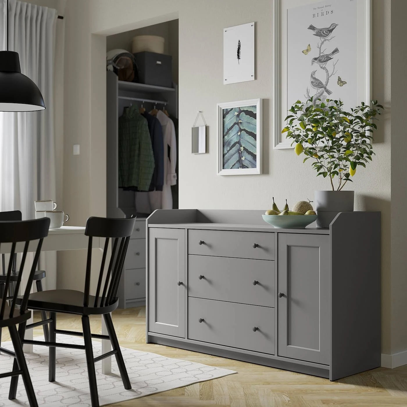 Gray Sideboard O3521