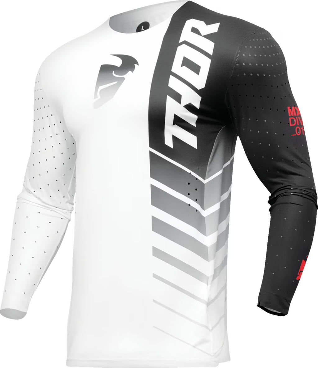 Black/White MX Offroad Jersey XL C165