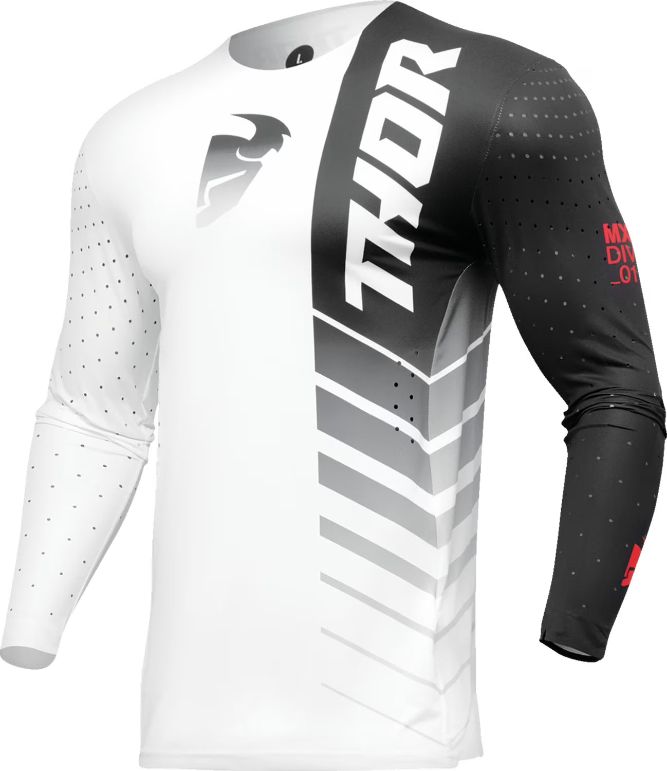 Black/White MX Offroad Jersey XL C165