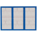 White Wall Mounted Bulletin Board E8876