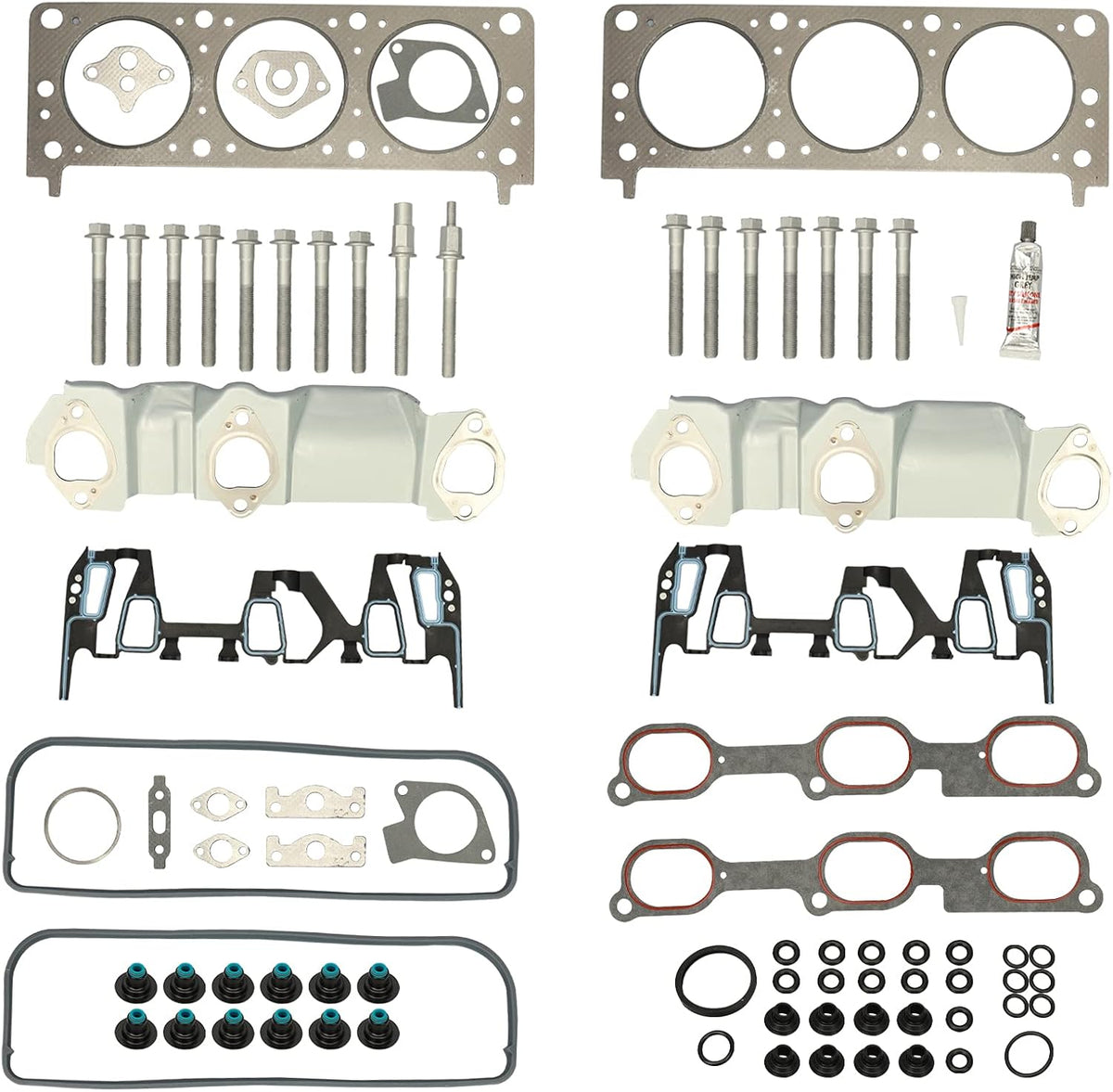 Head Gasket Set 3.4L Engine Head Gaskets Kit Pack of 2 K6280