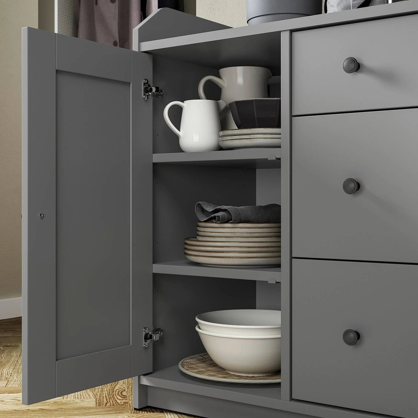 Gray Sideboard O3521