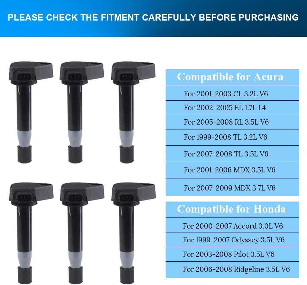 Ignition Coil Pack of 6 S328