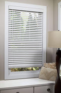 White 29.5x60 Cordless Blind F43335