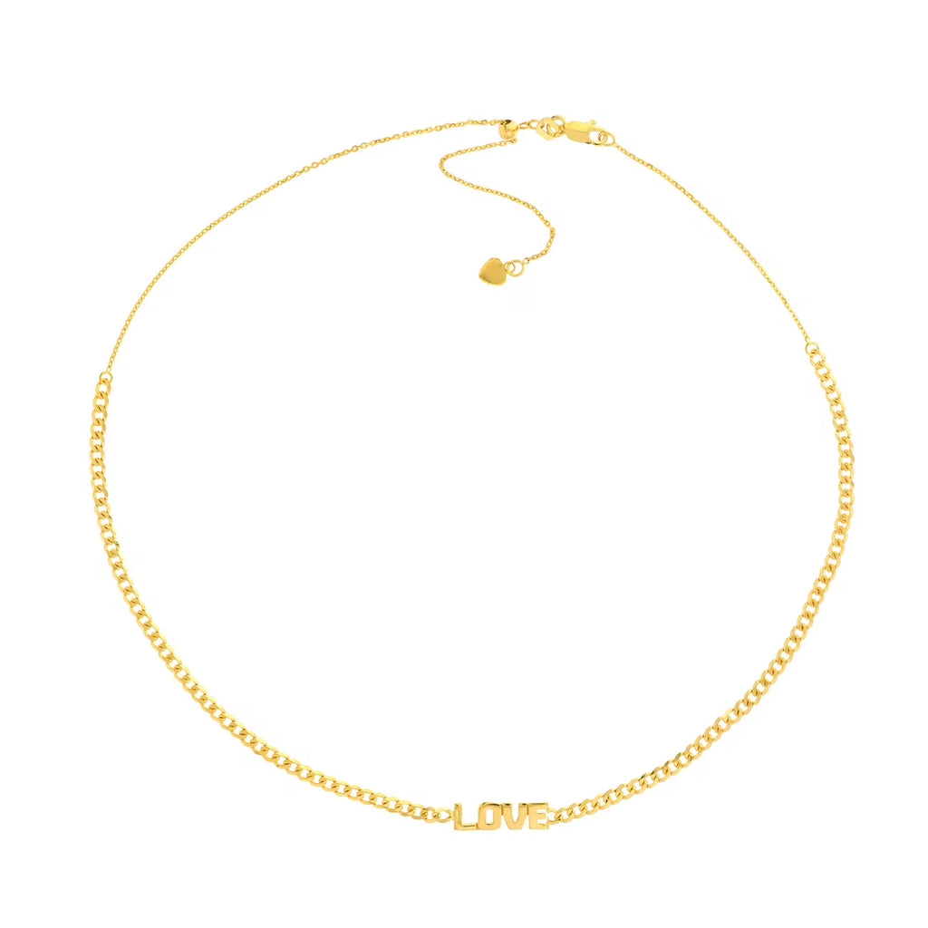 14k Yellow Gold Adjustable Choker 17 Inch Jewelry V2892