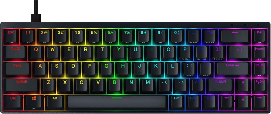 65% RGB Mechanical Keyboard with Cherry Brown Switch S143