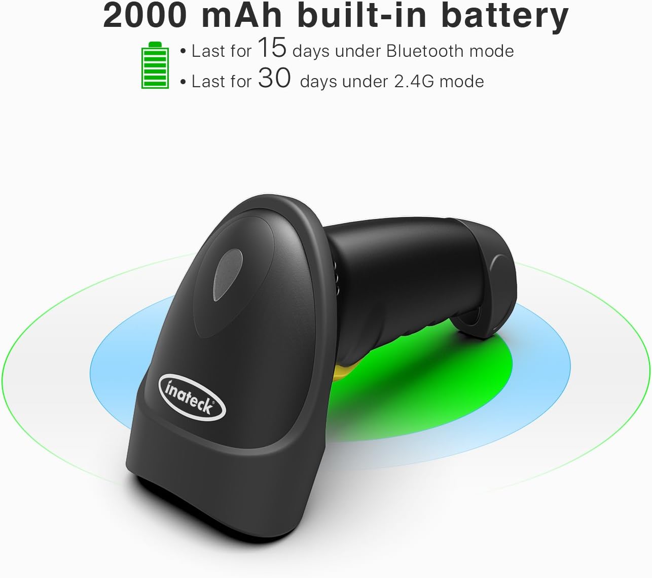 Wireless Bluetooth 2D Barcode Scanner Z97209