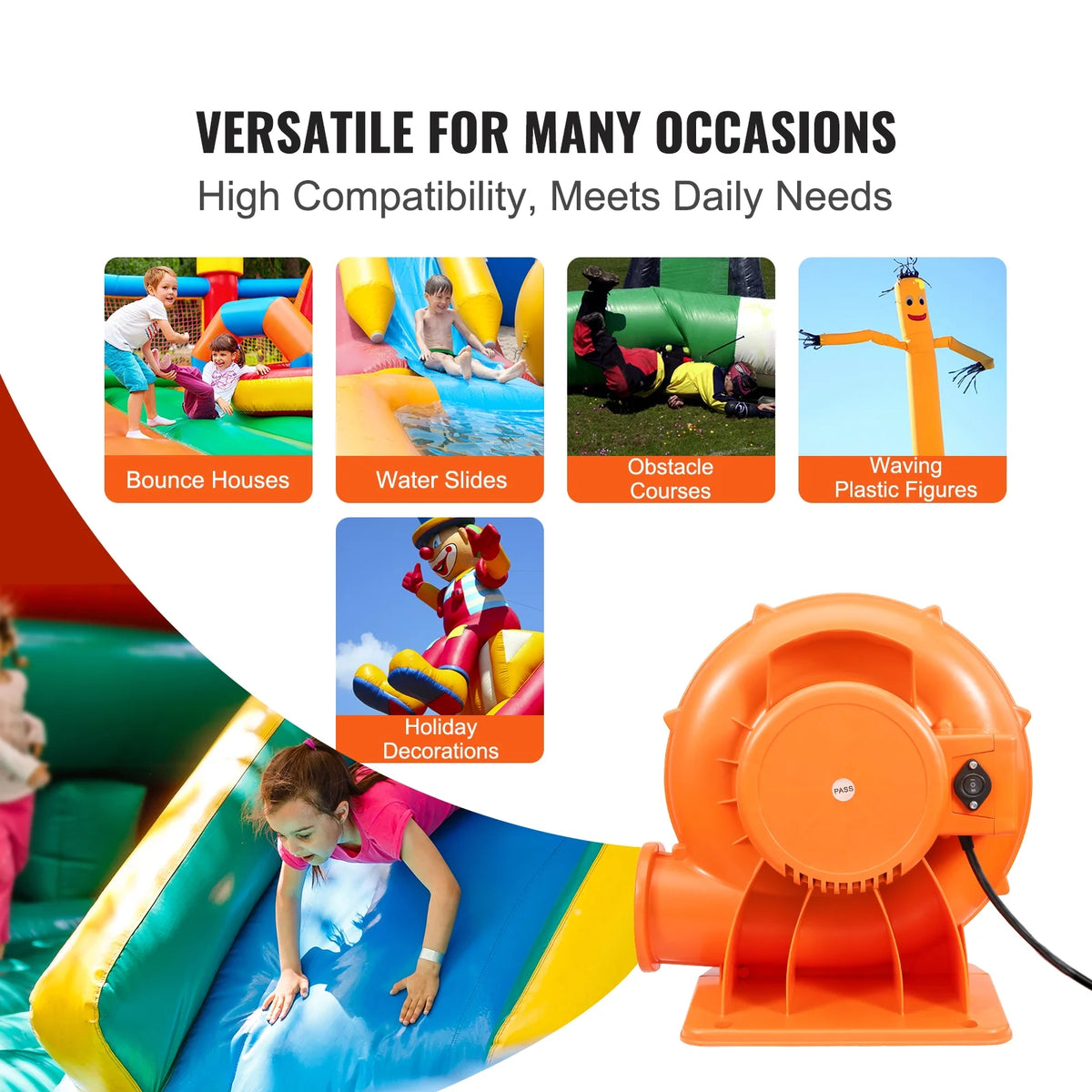 900W Commercial Air Blower for Inflatable Bounce House C431