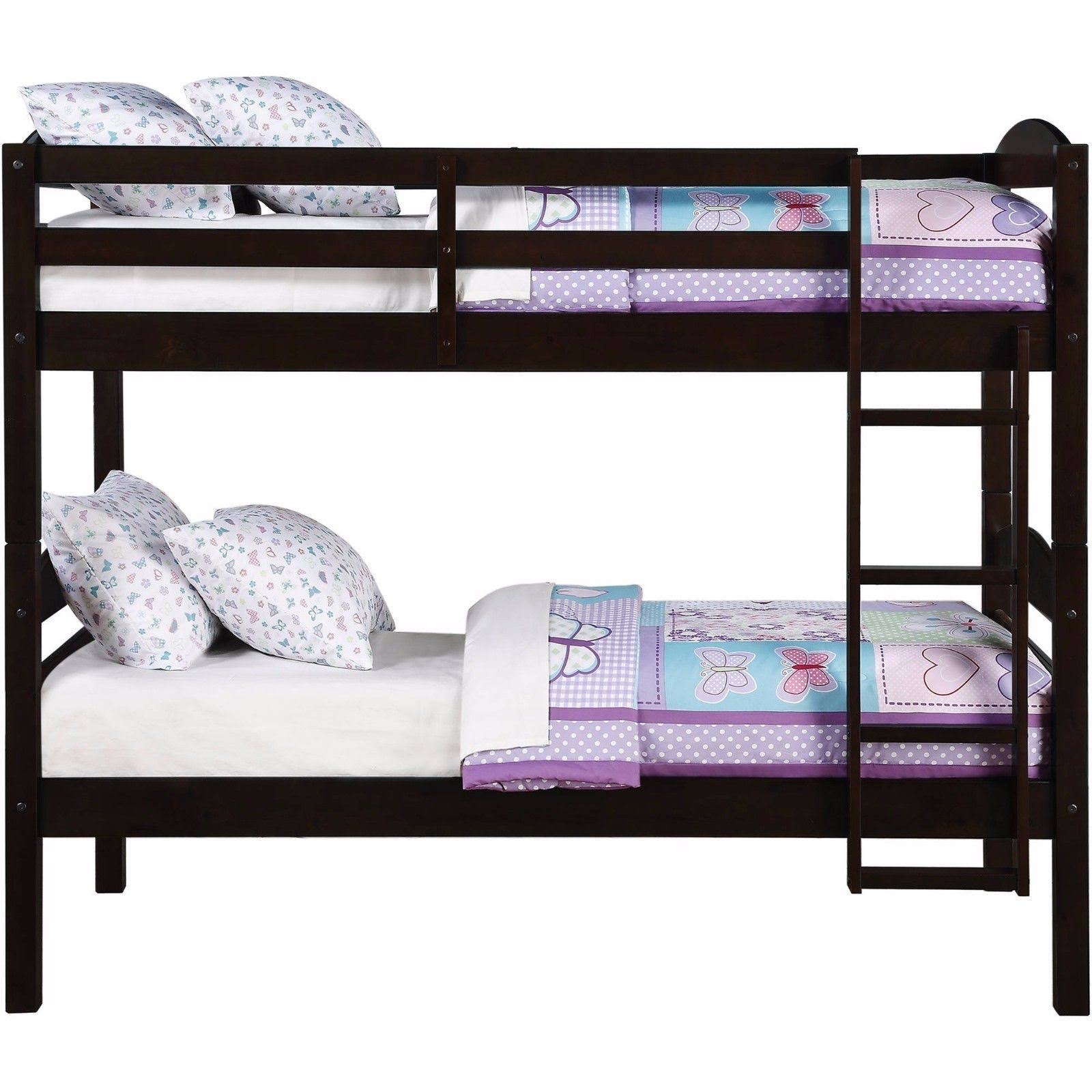 Twin Over Twin Wood Bunk Bed B9512