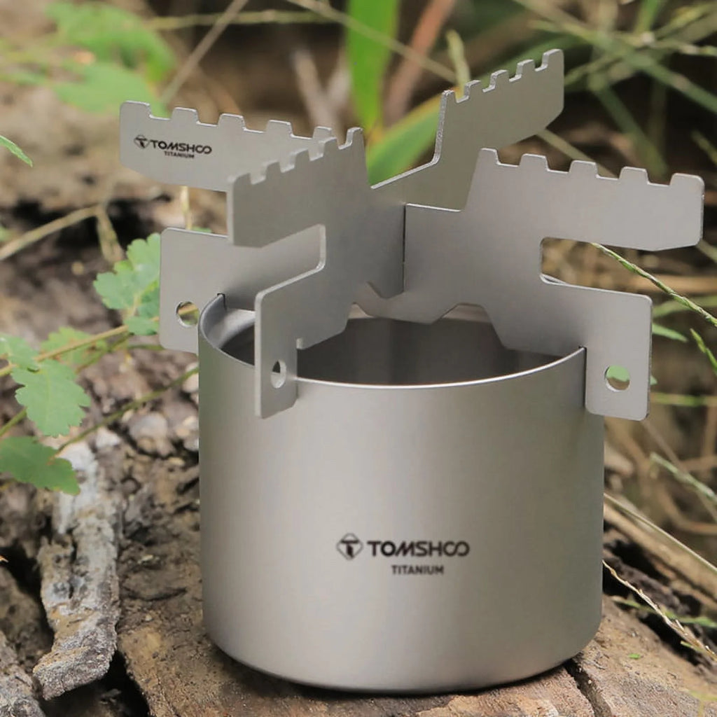 Lightweight Alcohol Stove with Cross Stand Rack U758