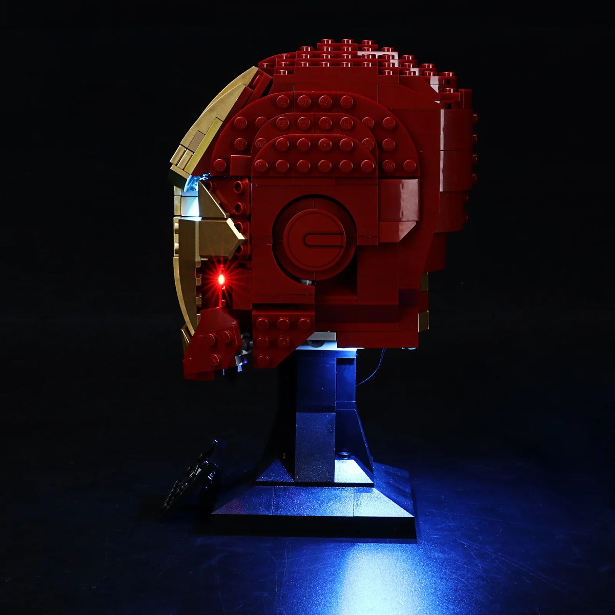 LED Lighting Set for Iron Man Helmet Building Blocks Model G16818